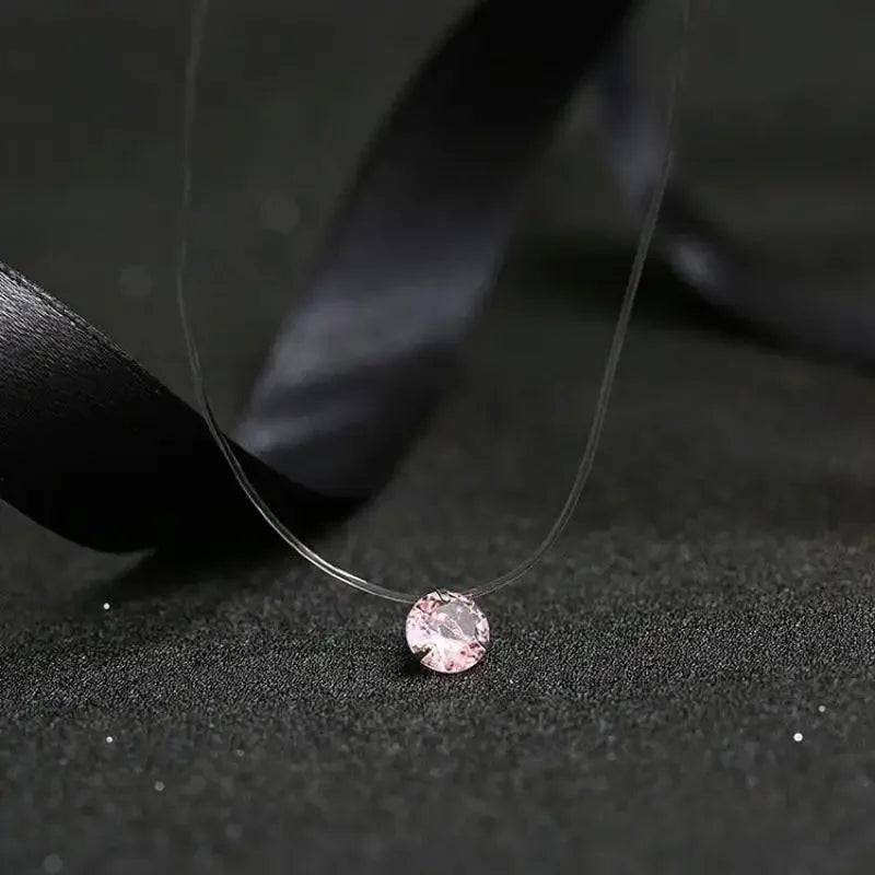 Crystal Zircon Necklace Pendant