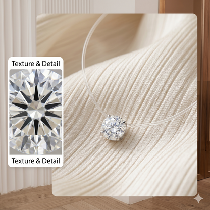 Crystal Zircon Necklace Pendant