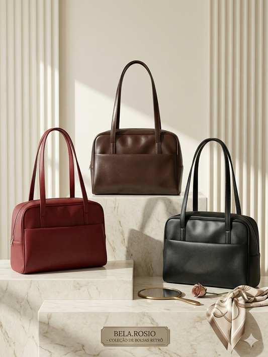Korean Style Large Capacity Single Shoulder Women's Bag Versatile Vintage Underarm Bag Autumn 2025 New Arrival Tote Bag