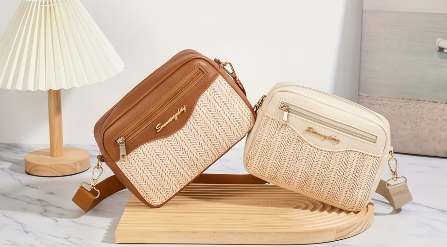 Bolsa de Tiracolo Entrançada Serenity
