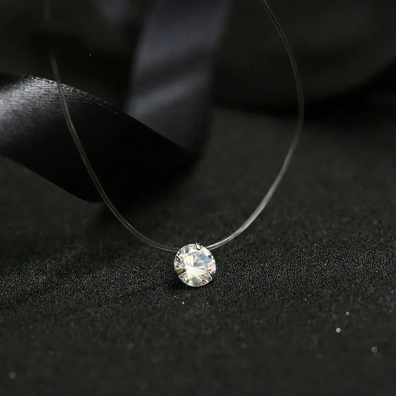 Crystal Zircon Necklace Pendant