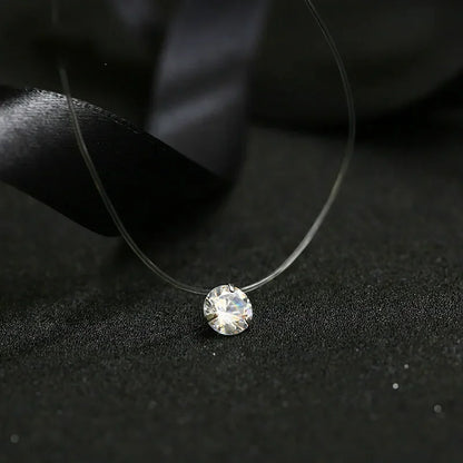 Crystal Zircon Necklace Pendant